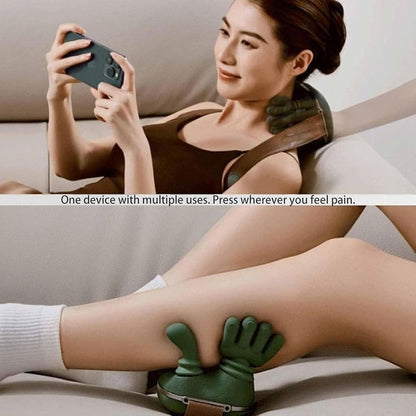 Portable Electric Neck & Shoulder Massager with Heat – Deep Kneading Pain Relief Device