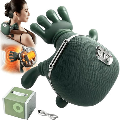 Portable Electric Neck & Shoulder Massager with Heat – Deep Kneading Pain Relief Device