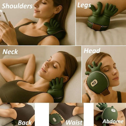 Portable Electric Neck & Shoulder Massager with Heat – Deep Kneading Pain Relief Device